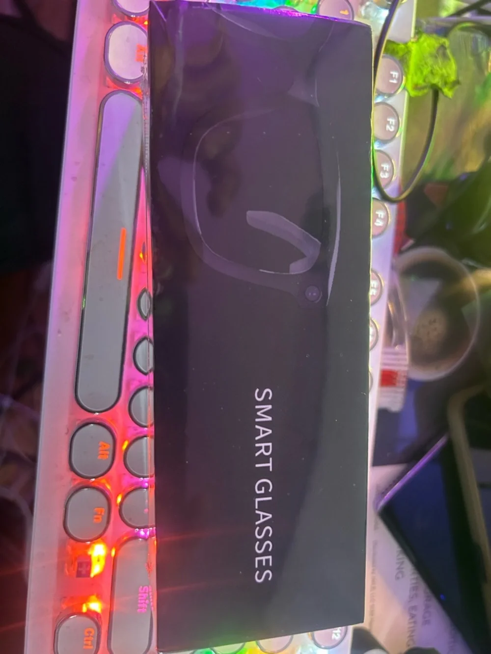 Wireless Smart Video Glasses in Black with Built-In Camera